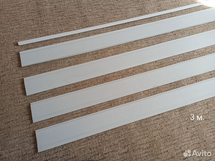 Панели пластик, 4 шт, новые