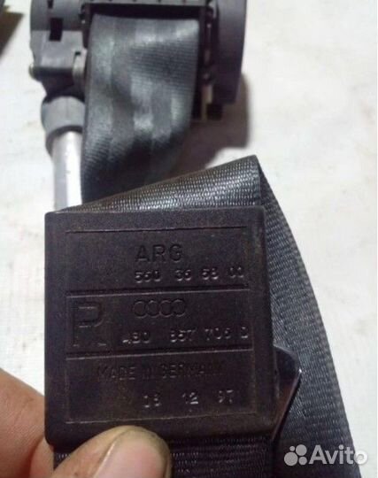 Ремень безопасности Audi A6 C6