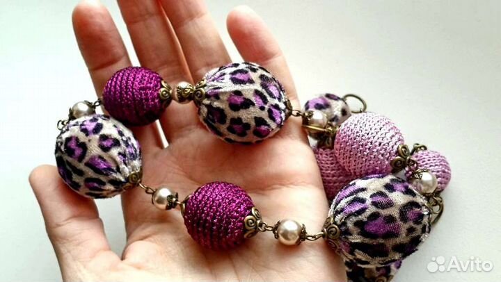 Бижутерия ручной работы Бусы и серьги