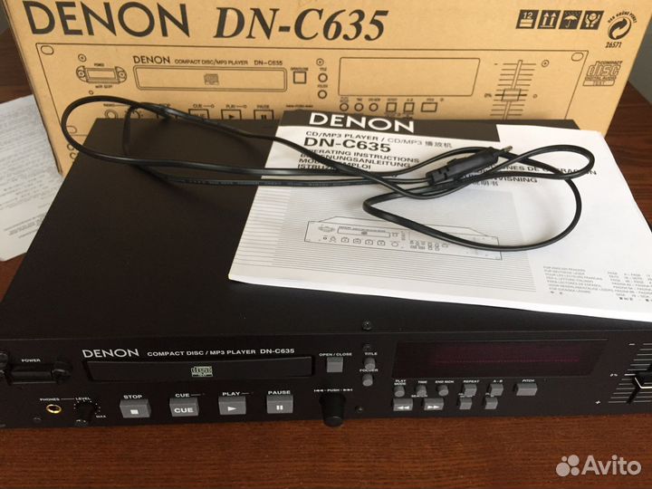CD/mp3 проигрыватель denon DN-C635