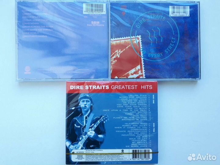 CD диски Dire Straits и Mark Knopfler