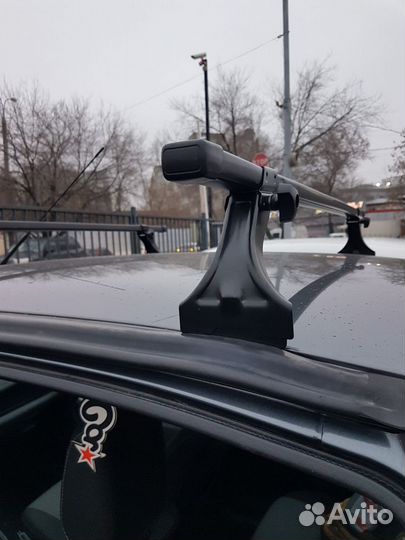 Багажник на крышу штатное место Калина/Гранта