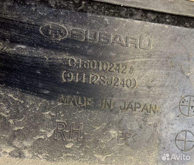 Накладка задней правой двери Forester SK