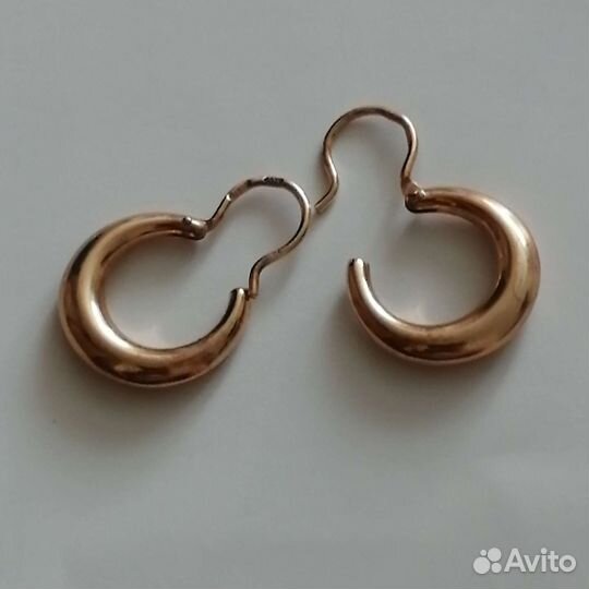 Золотые серьги СССР