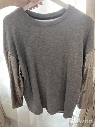 Свитшот с пайетками