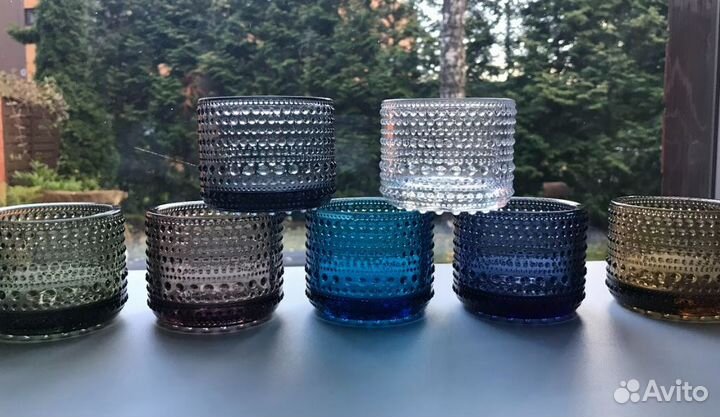 Kastehelmi подсвечники финской фабрики Iittala