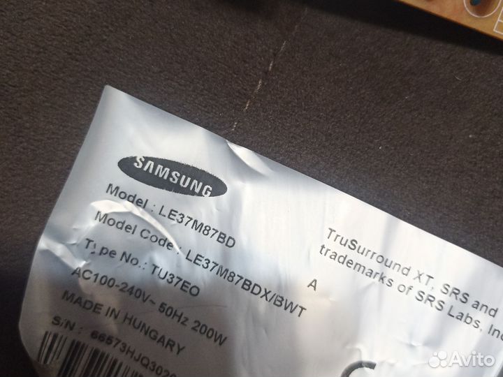 Материнская плата BN41-00813E-MP1.0 LE37M87BD