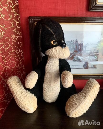 Мягкая игрушка. Собака Пиф. СССР