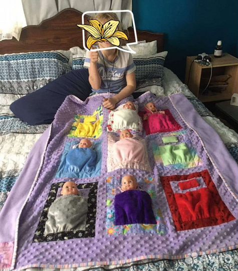 Детское одеяло для маленькой леди