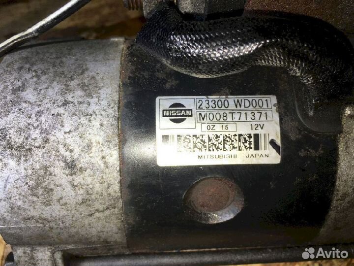 Стартер YD22DD Nissan Wingroad VEY11 M008T71371