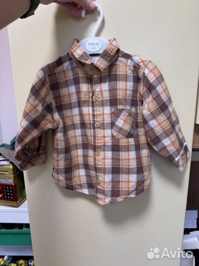 Рубашка для мальчика 74 80