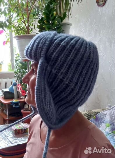 Шапка ушанка Ангорка