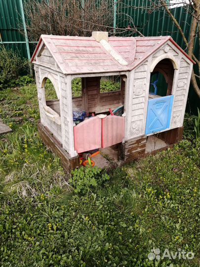 Детский игровой домик уличный пластиковый