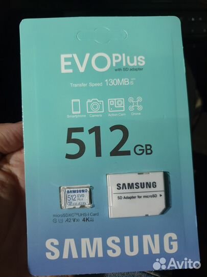 Карта памяти micro sd 512 evo plus