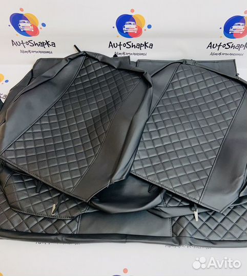 Чехлы из экокожи на Ваз 2110 Лада Приора