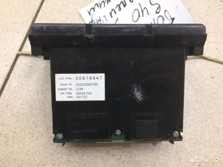 Дисплей информационный Volvo S40 2004-2012