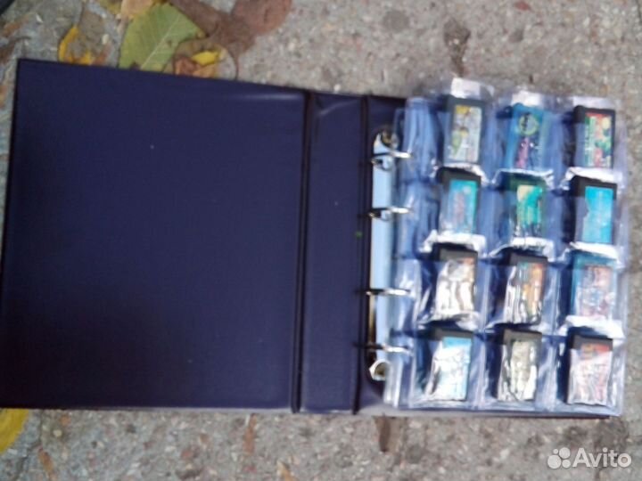 Папка с картриджами GameBoy Advance 36 раб + 19 не