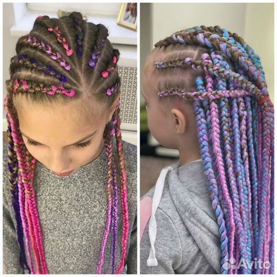 Прически, локоны, косы с канекалоном, зизи косы