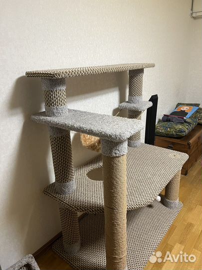 Когтеточка домик для кошки