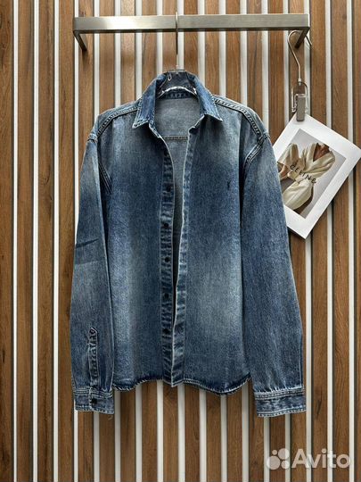 Джинсовая рубашка Yves Saint Laurent