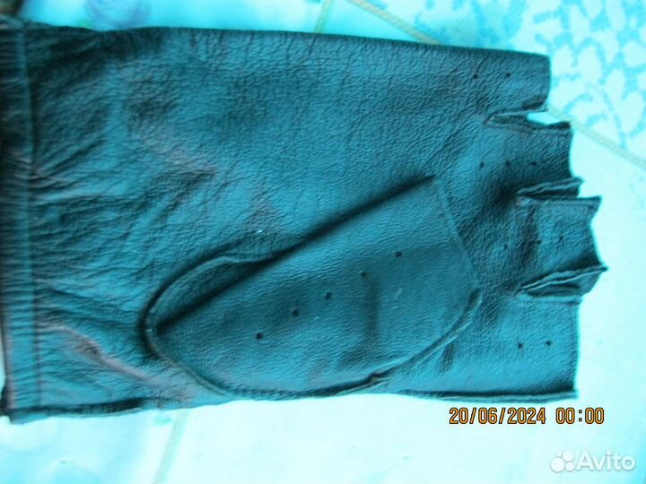 Перчатки мужские кожаные