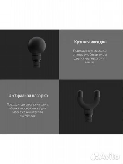 Перкуссионный массажер xiaomi Meavon Cерый