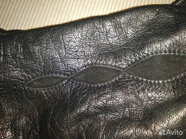 Перчатки кожа