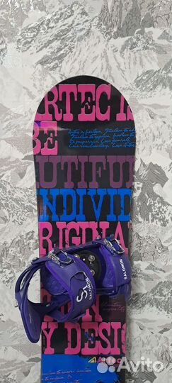 Сноуборд Artec Venus 149cm+крепления Salomon