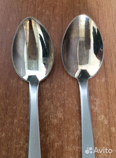 Серебряные чайные ложки. 916 пр. (2 шт)