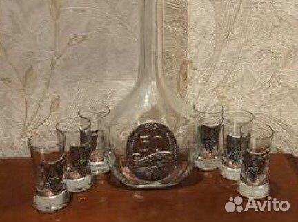 Подарочный набор для водки (стекло, олово 95)