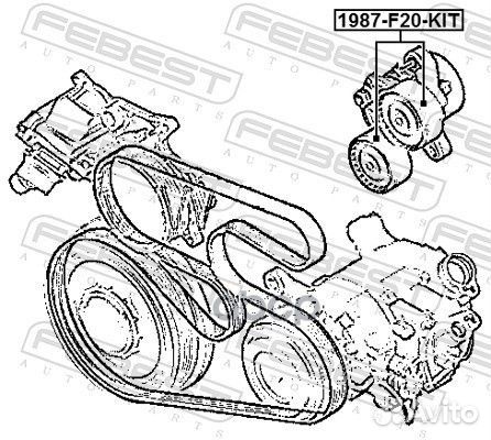 Натяжитель ремня приводного BMW F20/E90/F30/F10