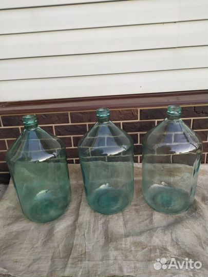Бутыли стеклянные 20 литров