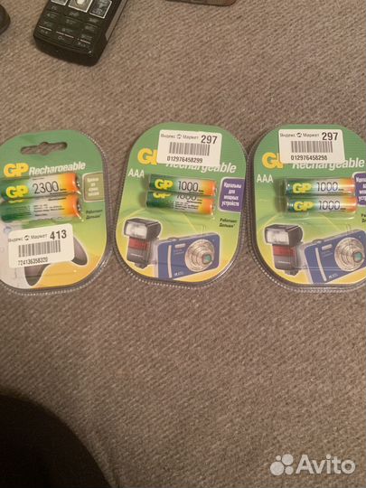 Аккумуляторы gp AA 2300 AAA 1000