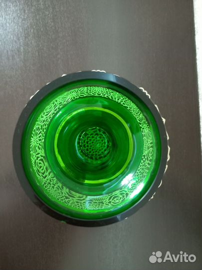 Ваза для цветов большая СССР Чехословакия Богемия