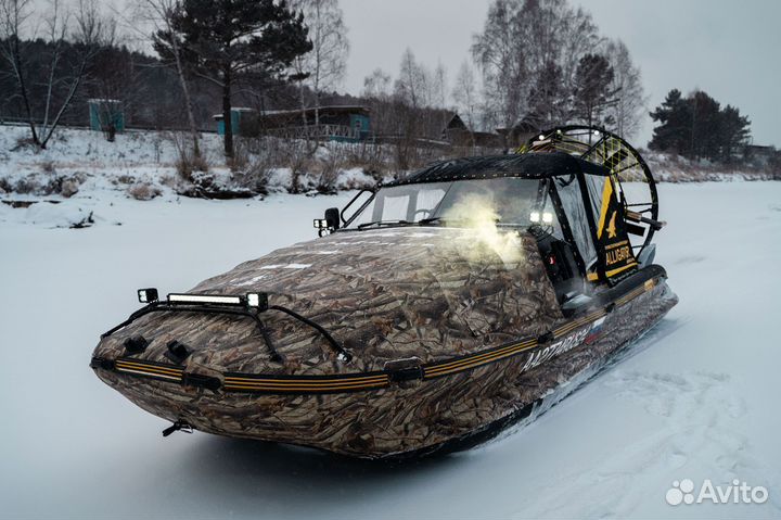 Аэролодка raptor 650 с отопителем Webasto