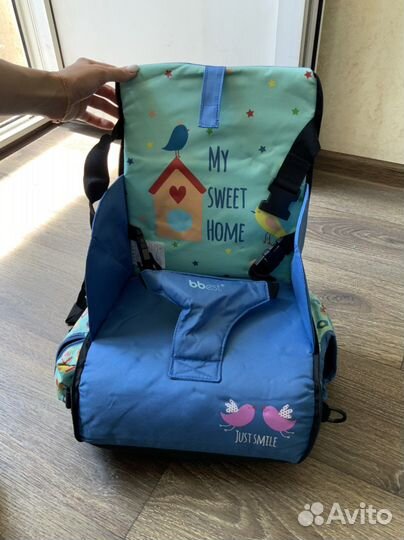 Бустер стульчик для кормления. Мобильный стульчик