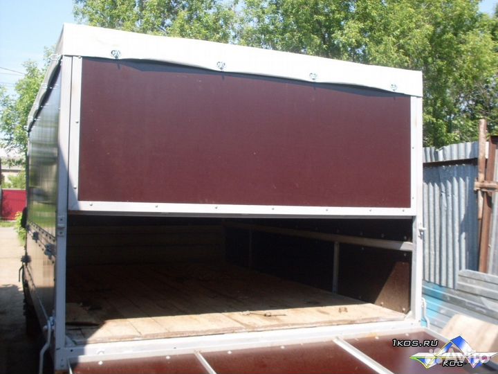 Задняя подъёмная створка для Газелей вместо полога