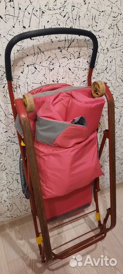 Санки коляска nika