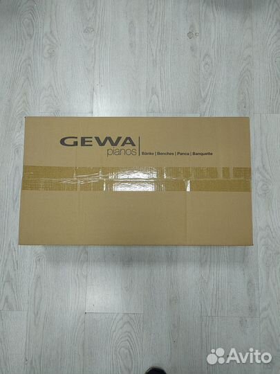 Банкетка для пианино gewa Deluxe Black High Gloss