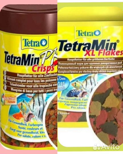 Корм Тетра остатки чипсы хлопья Crips Flakes