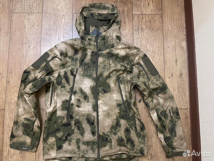 Костюм тактический softshell (мох, олива)