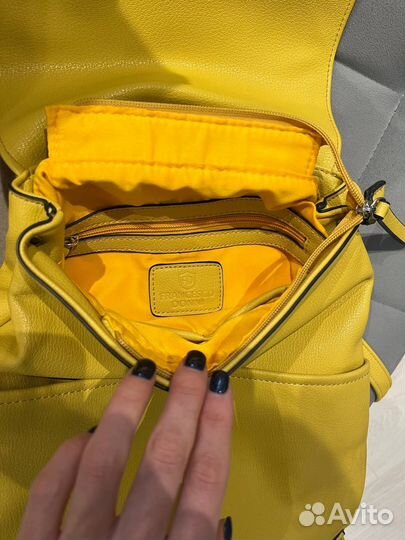 Желтый рюкзак Francesco Donni