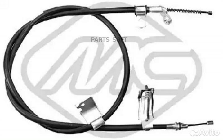 Metalcaucho 82366 Трос стояночного тормоза прав