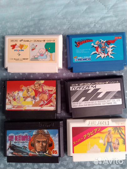 Игры на Famicom (Денди )оригинал лицензия