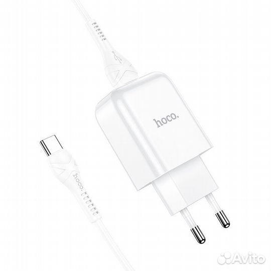 Зарядное устройство hoco N2 Vigour single USB + Ка
