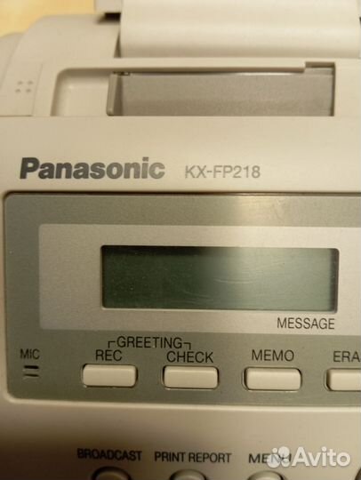 Факс panasonic