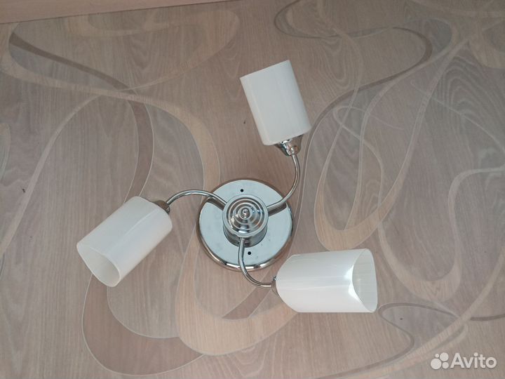 Люстра потолочная Inspire «Cornusse» 3 лампы 9 м²