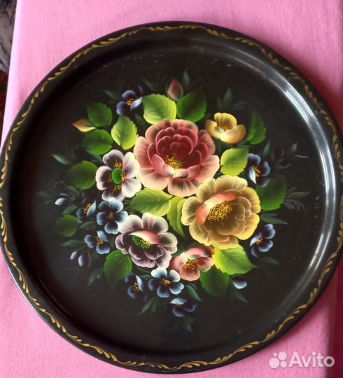 Поднос жостово СССР