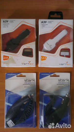 Автомобильное зарядное устройство Vertex на телeф