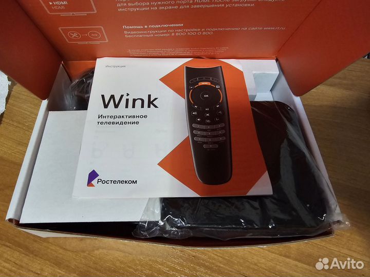 Тв приставка Wink+ STB122A Ростелеком
